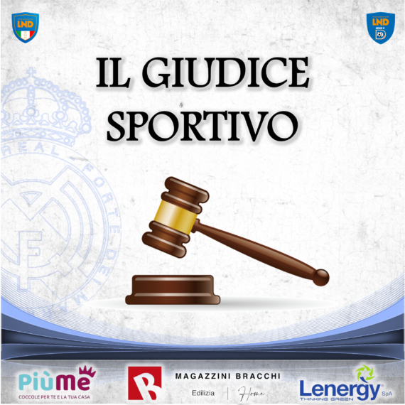 Giudice Sportivo, Giornata 38 Campionato Serie D | USD Real Forte Dei ...